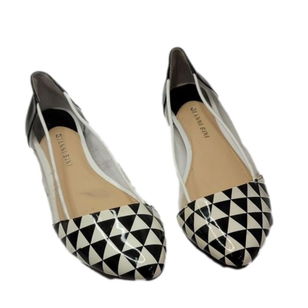 𝅺GIANNI Bini black and white diamond checker board